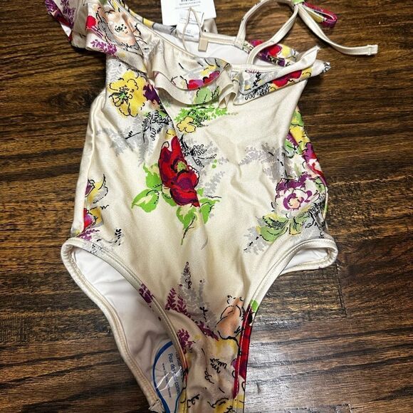 NWT ZIMMERMAN Girls Clover Frill One Piece Swimsuit - Picture 5 of 7
